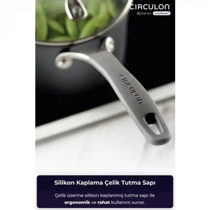 Circulon 16 cm Kapaklı Sos Tenceresi