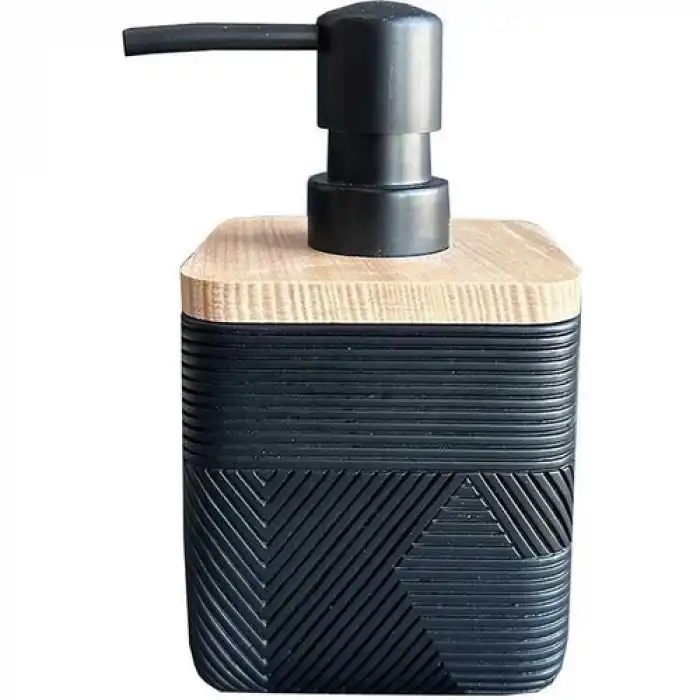 Primanova Madera Sıvı Sabunluk Siyah