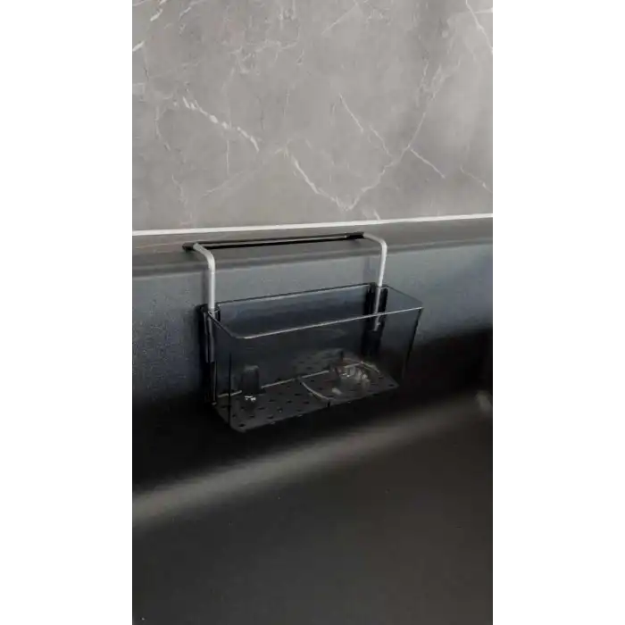 Mutfak Evye İçi Süngerlik - Şeffaf & Siyah