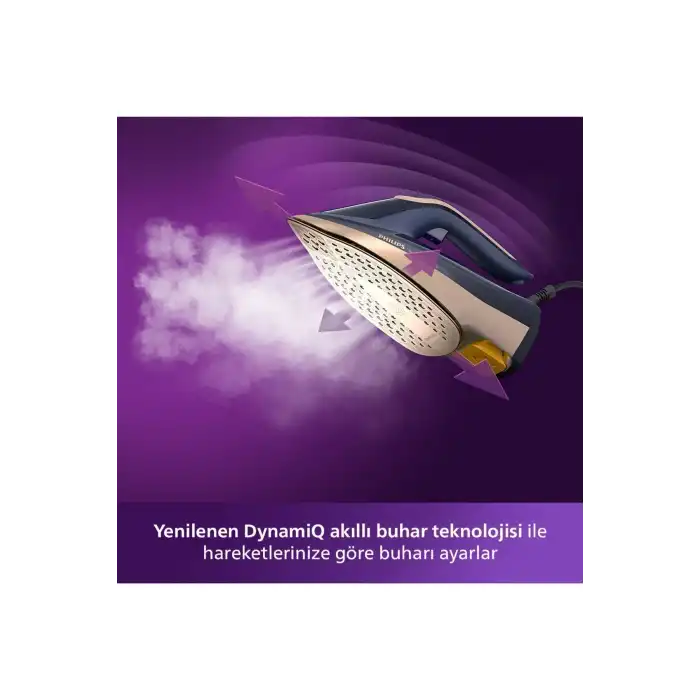 DST 8050 Azur Buharlı Ütü 3000 Watt 8g/dk Sürekli Buhar 260g Şok Buhar