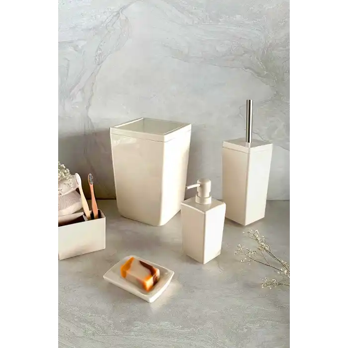 Biga 5 Parça Banyo Seti Bej