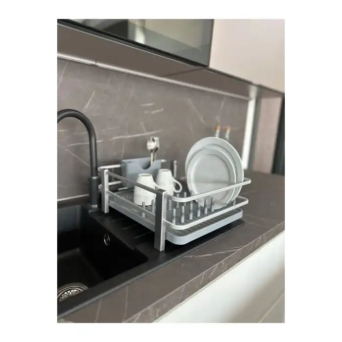 Blanca Aluminyum Bulaşıklık Gri