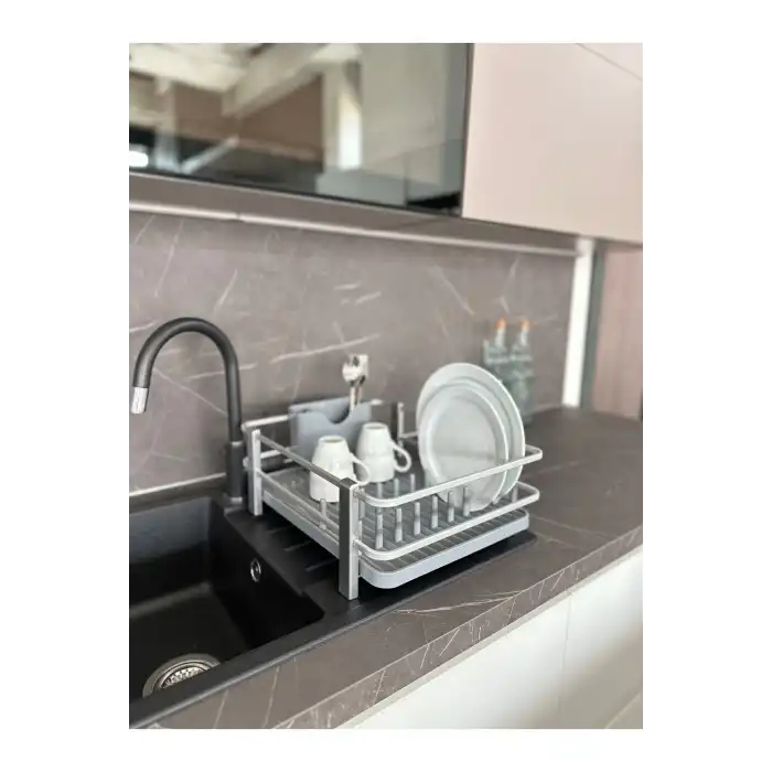 Blanca Aluminyum Bulaşıklık Gri