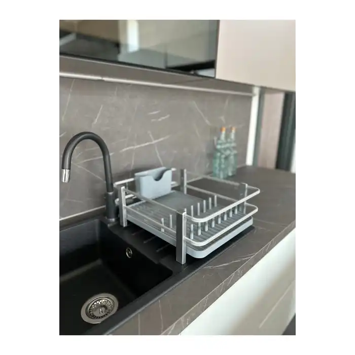 Blanca Aluminyum Bulaşıklık Gri