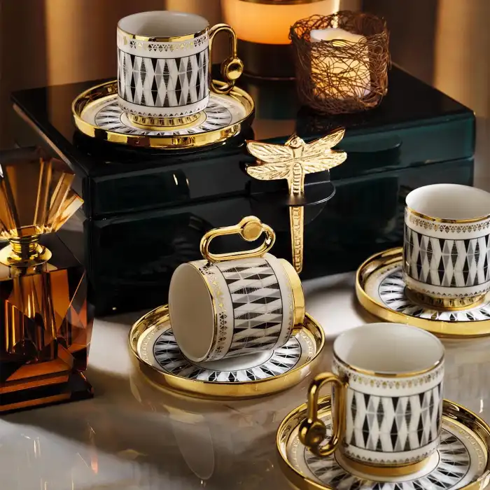 Dawn 6 Kişilik Türk Kahve Fincan Takımı