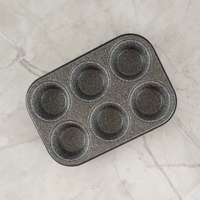 Doğal Granit Muffin Kalıbı 6 lı