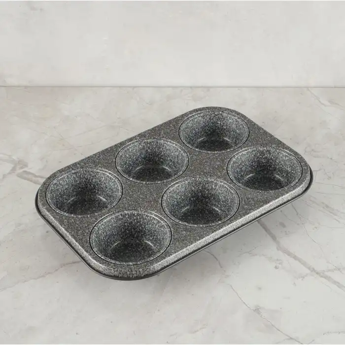 Doğal Granit Muffin Kalıbı 6 lı