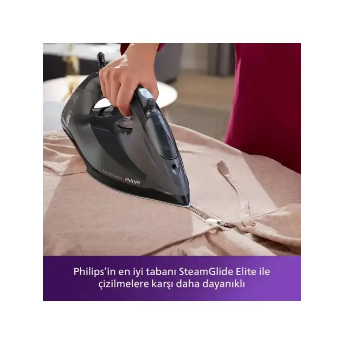 DST 7511/80 Azur Buharlı Ütü 3200 Watt 8g/dk Sürekli Buhar 260g Şok Buhar