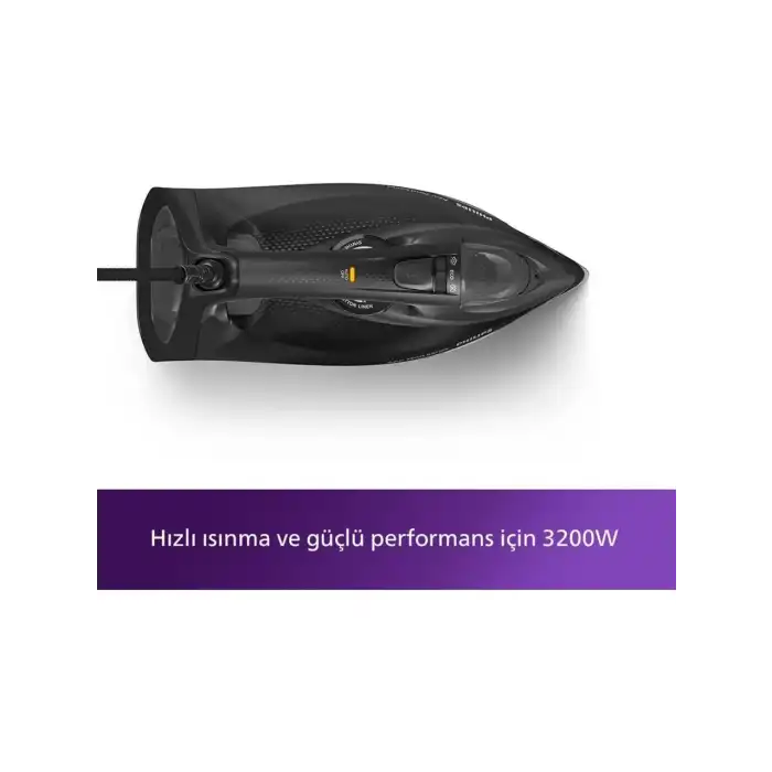 DST 7511/80 Azur Buharlı Ütü 3200 Watt 8g/dk Sürekli Buhar 260g Şok Buhar