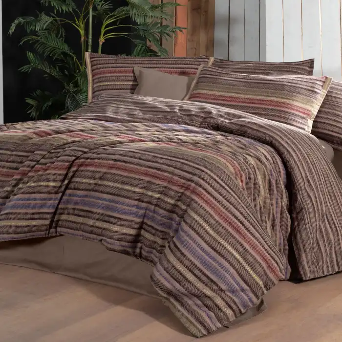 Fauna V1 Flanel Çift Kişilik Nevresim Takımı