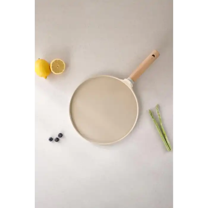 Fika Alüminyum Döküm Xtrema Kaplama Krep Tava 26cm Bej