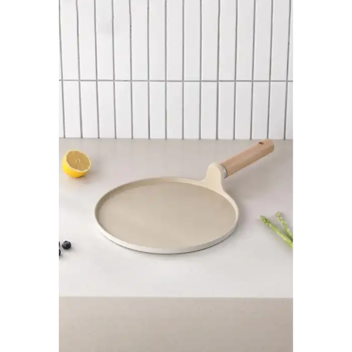 Fika Alüminyum Döküm Xtrema Kaplama Krep Tava 26cm Bej