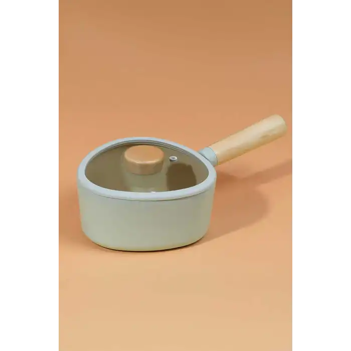 Fika Apex Seramik Kaplama İndüksiyonlu Sos Tenceresi 18 CM - Bej