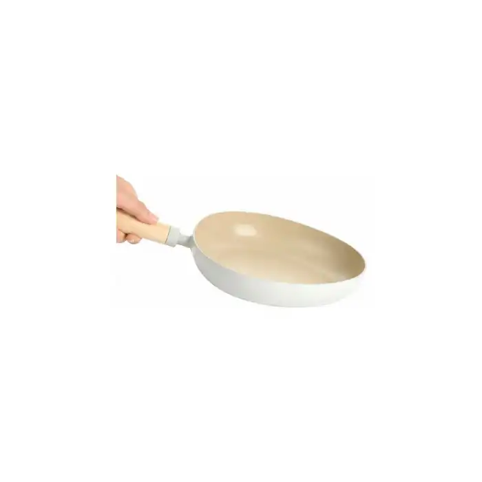 Fika Apex Seramik Kaplama Indüksiyonlu Tava 24 cm - Bej