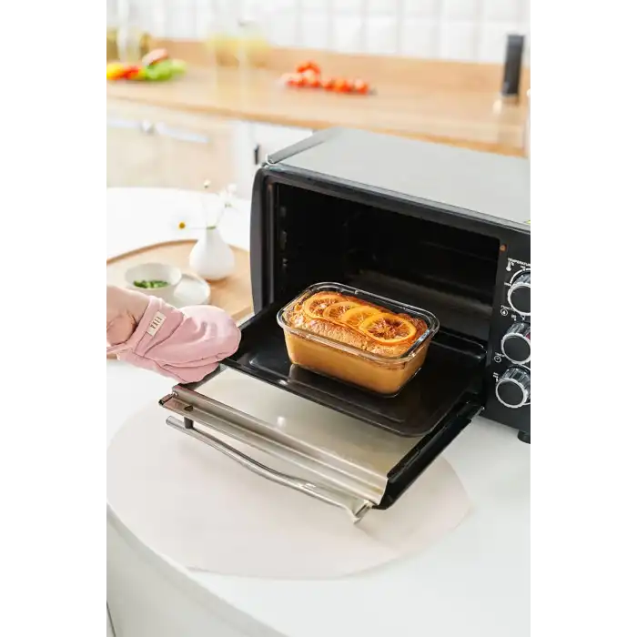 Fika Glace Vakumlu Cam Saklama Kabı 1900 Ml Bej