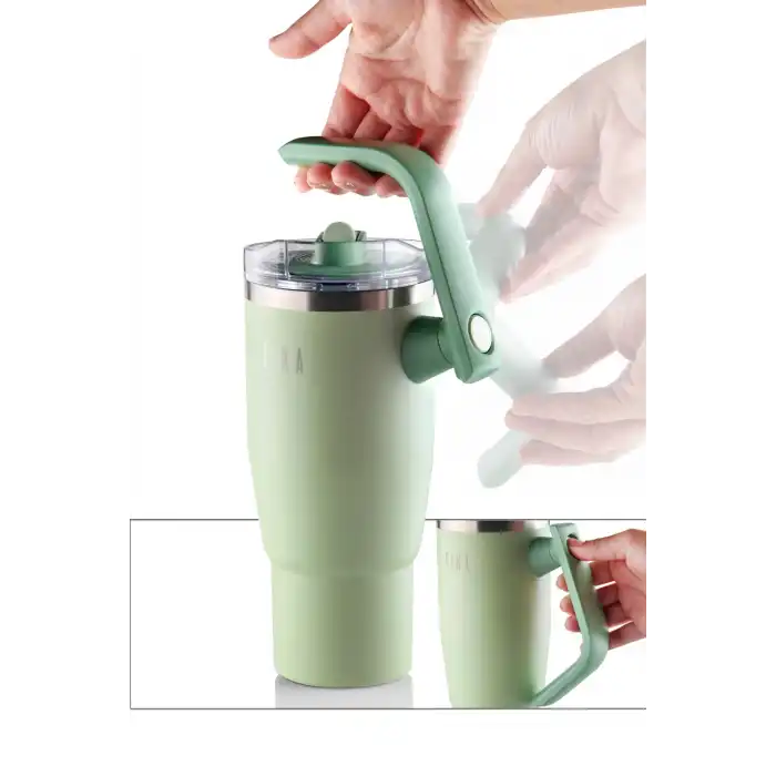 Fika Lumi Yeşil 1200 Ml Bardak Termos