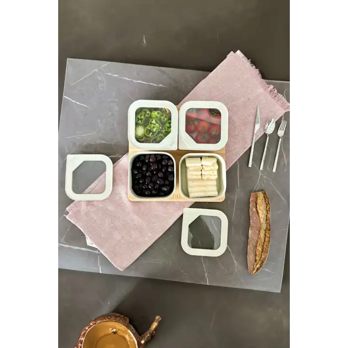 Fika One 4 lü Kahvaltı Seti Bej