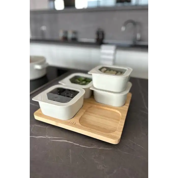 Fika One 4 lü Kahvaltı Seti Bej