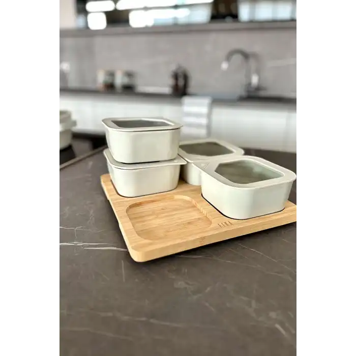 Fika One 4 lü Kahvaltı Seti Bej