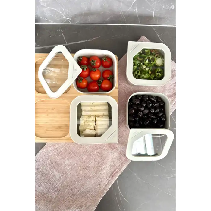 Fika One 4 lü Kahvaltı Seti Bej