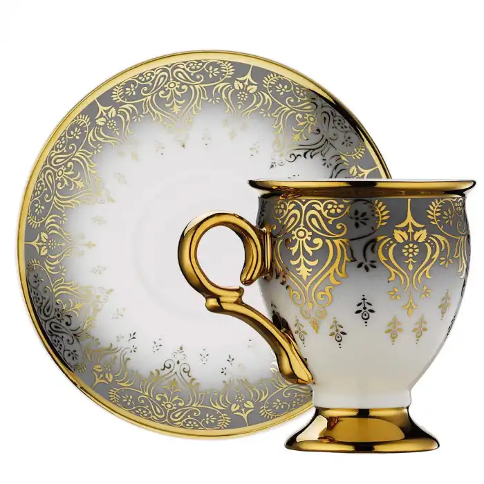 Gonca 6 Kişilik Türk Kahve Fincan Takımı