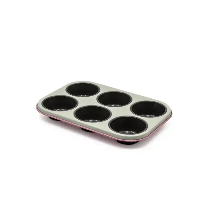 Koyu Pembe Muffin Kalıbı 6 lı