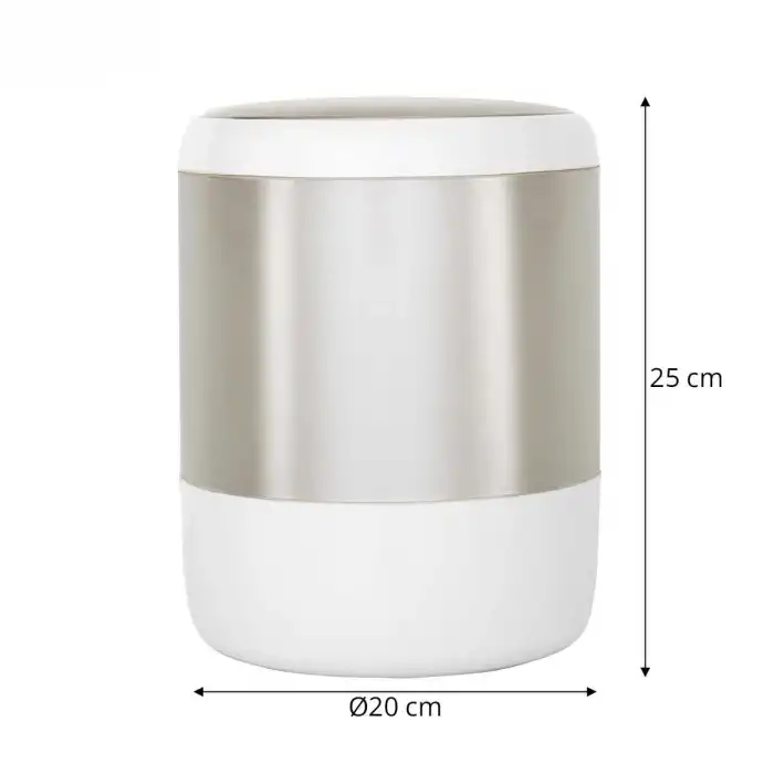 Lima Çöp Kovası Beyaz 6 l.