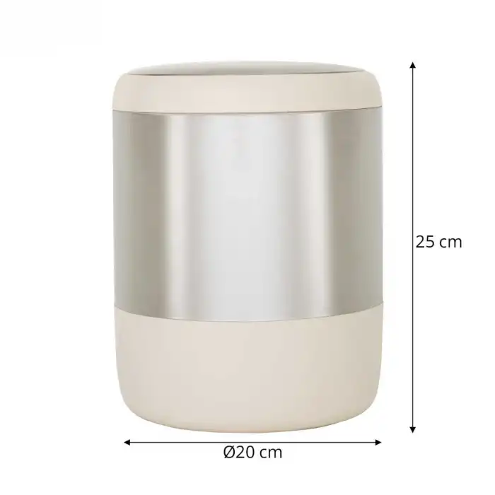 Lima Çöp Kovası Bej 6 l.