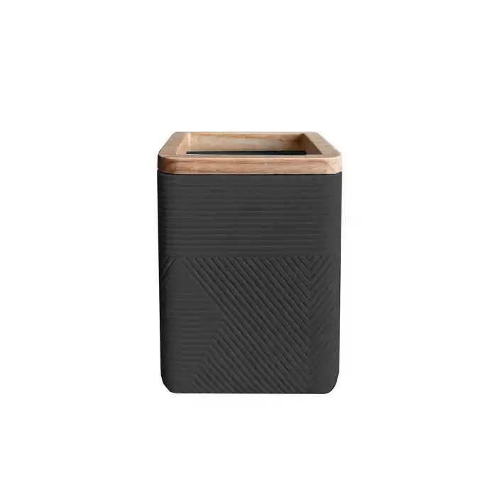 Madera Diş Fırçalık Siyah