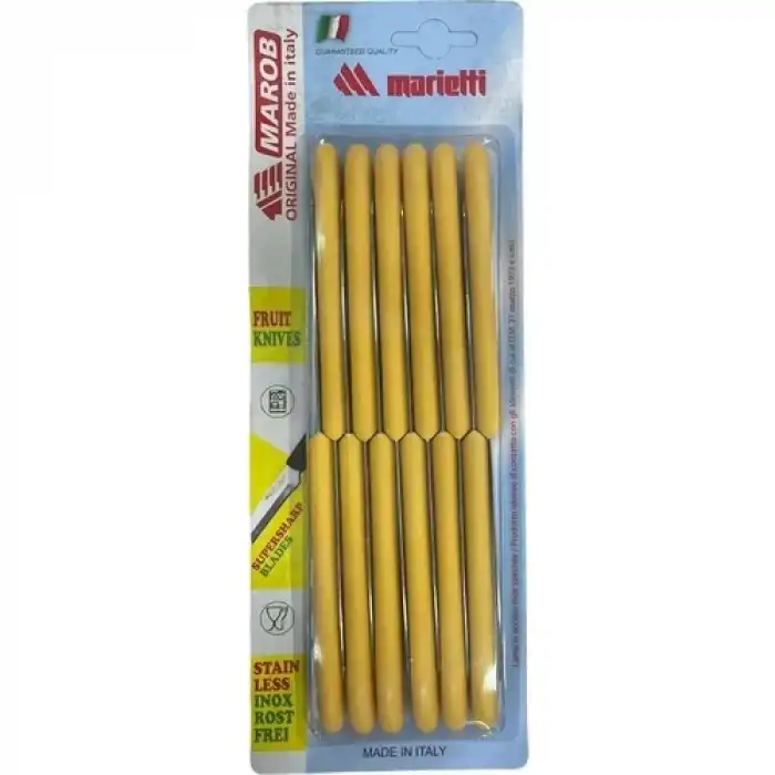 Meyve Bıçağı Sarı 12 Ad.