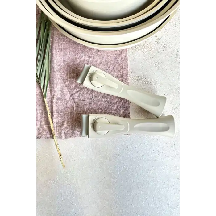 Midas 18 Parça Tencere Seti Çıkarılabilir Saplı İç İçe Geçebilen İndüksiyonlu