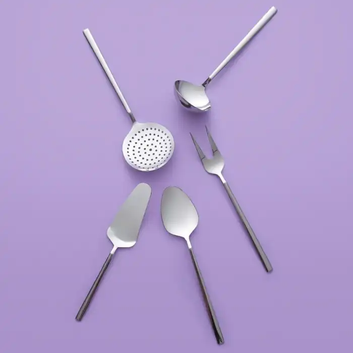 Milano 5 Parça Çelik Servis Seti