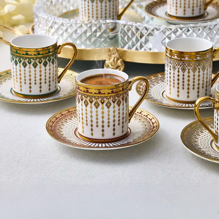 Parisa 6 Kişilik Türk Kahve Fincan Takımı