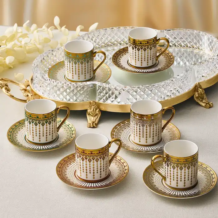 Parisa 6 Kişilik Türk Kahve Fincan Takımı