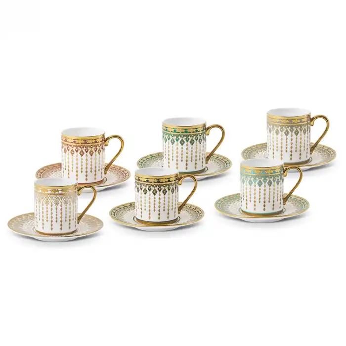 Parisa 6 Kişilik Türk Kahve Fincan Takımı
