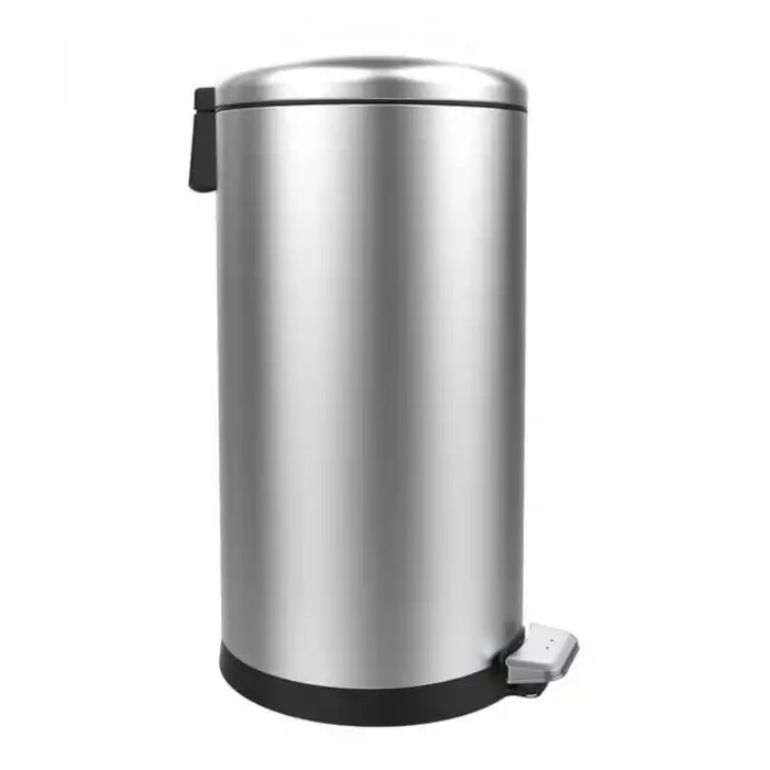 Paslanmaz Çelik Çöp Kovası Mat 30 l.