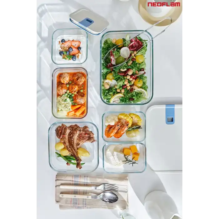 Perfect Seal Cam Saklama Seti 5 Parça