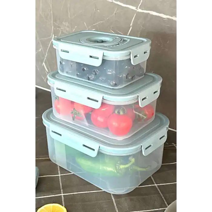 Seoul Taze Ürün Saklama Kabı 3lü Set