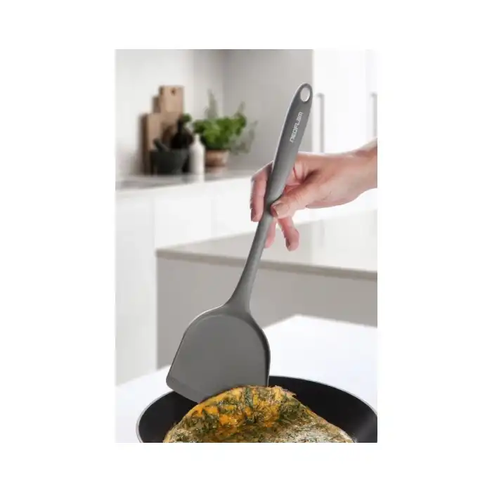 Si̇li̇kon Gri̇ Geni̇ş Spatula