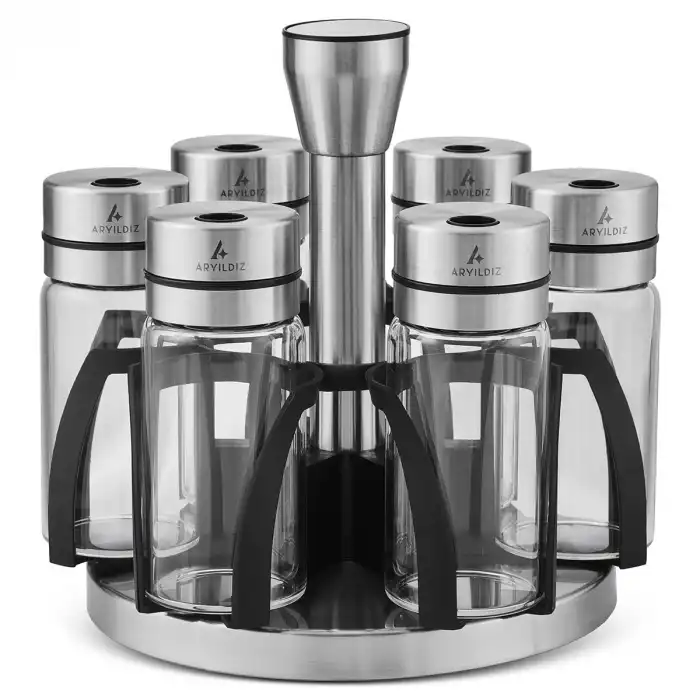 Steel Baharat Set 7 Pr 90 Ml