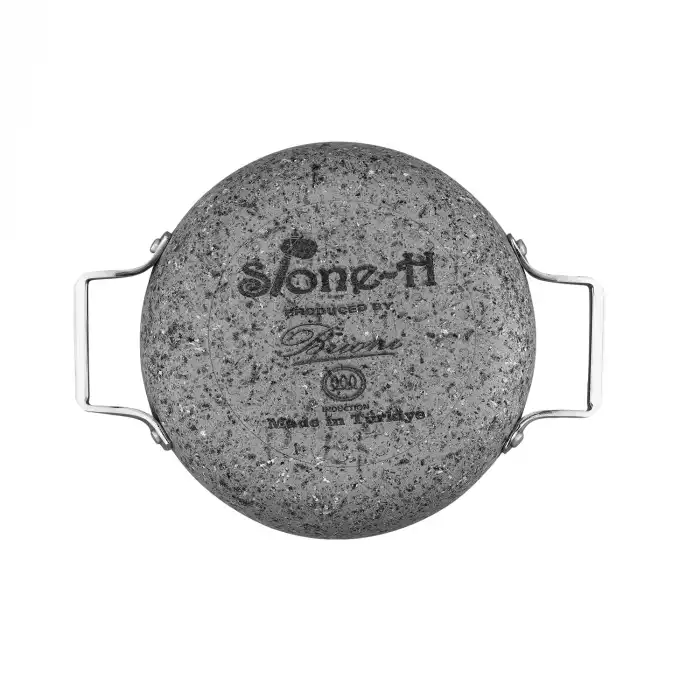 Stone-Age Çizilmez Yanmaz Yapışmaz 7 Parça 18 - 20 - 22 Kapaklı Sahan Seti