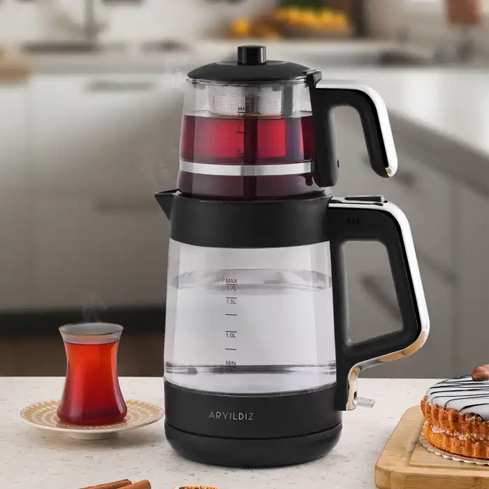 Tea Glow Çay Makinesi Siyah