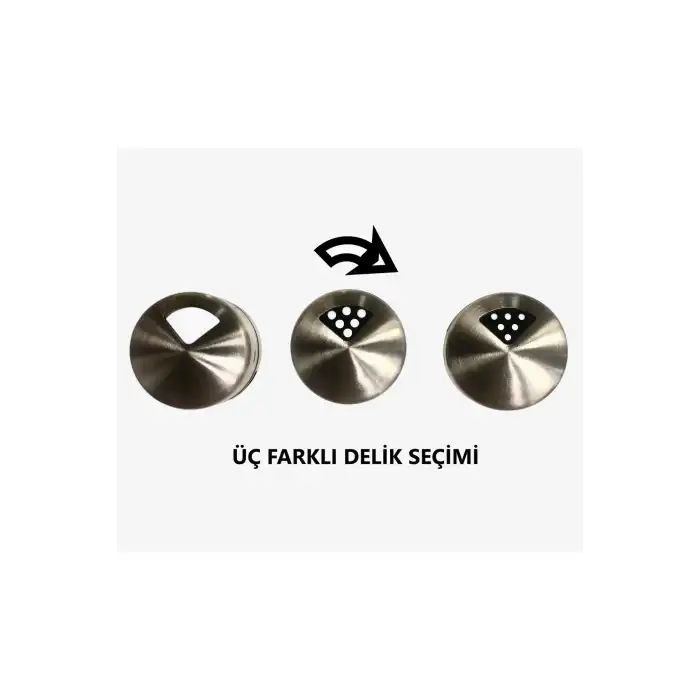 Wenge Ağacı Standlı 4 lü Tuzluk & Biberlik & Baharatlık