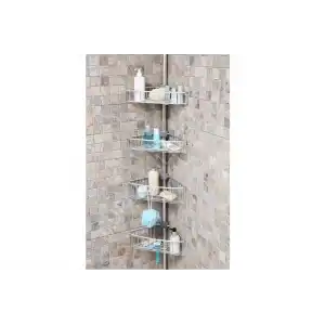 Paloma Yaylı Alüminyum Banyo Köşe Seti