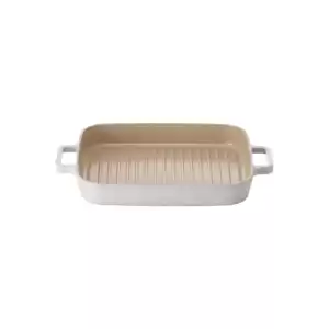 Fika Dikdörtgen Grill Tava 28 cm. Bej
