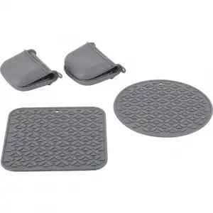 Silikon Gri 4 Parça Nihale Tutamaç Seti