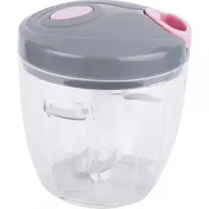 Açık Pembe Gri Pratik Doğrayıcı - 900 ml