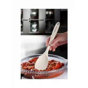 Si̇li̇kon Bej Deri̇n Spatula