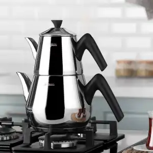 Optimal Bakalit Sap Çaydanlık Takımı Büyük Boy