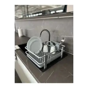 Blanca Aluminyum Bulaşıklık Gri